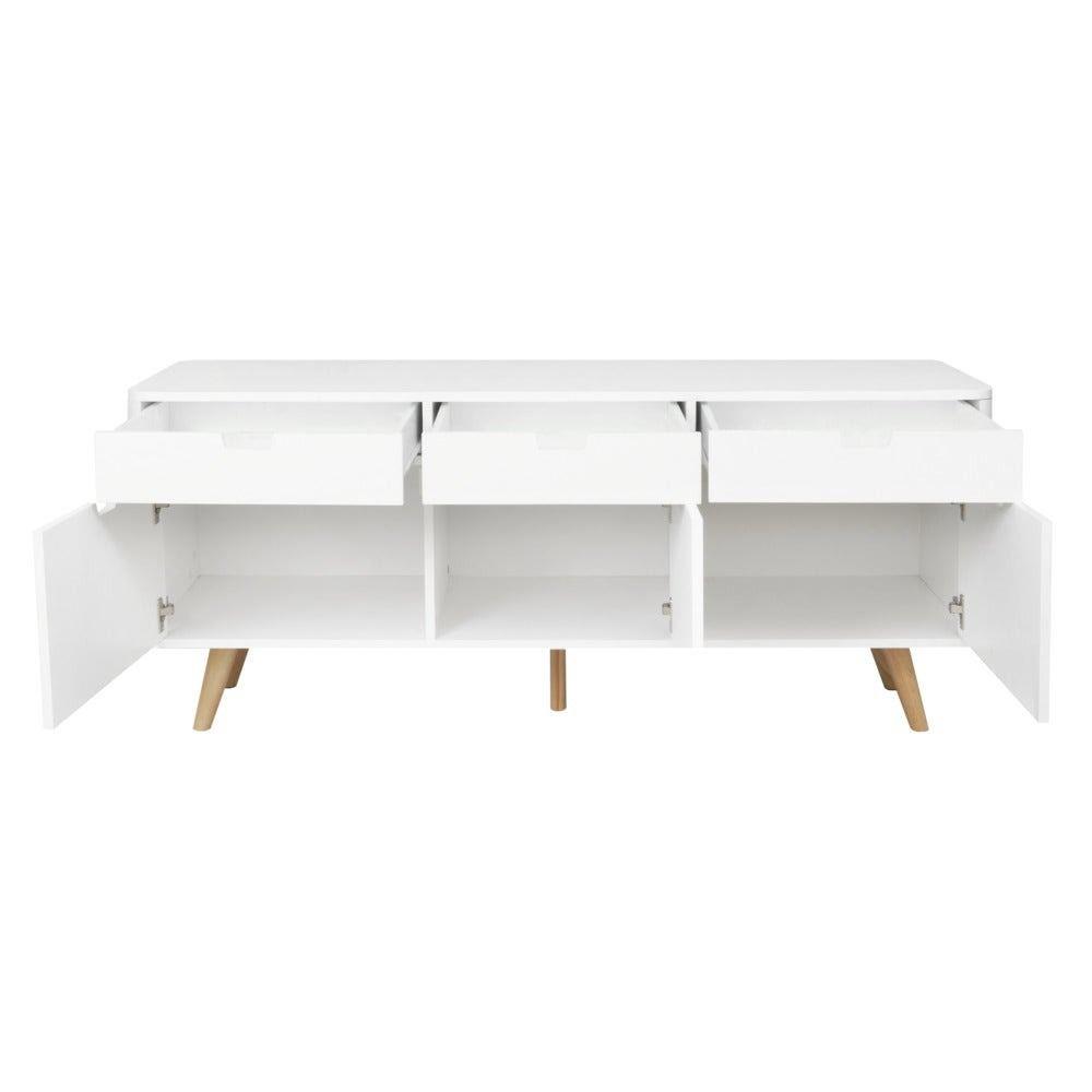 ตู้วางทีวี KONCEPT KC-PLAY WIB 19230820 150 ซม. สีขาว