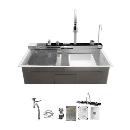 ซิงค์ฝัง 1 หลุม S-FLO NL0057 8046 SM01S-W สีขาว_0