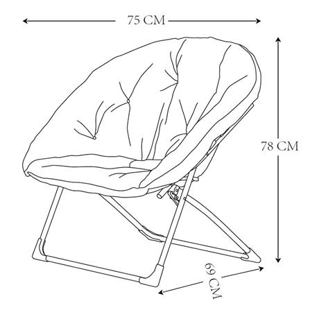 เก้าอี้พักผ่อน FURDINI LAZY สีเทา_7