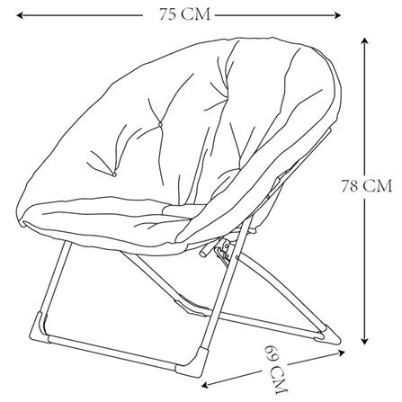 เก้าอี้พักผ่อน FURDINI LAZY สีเบจ_7