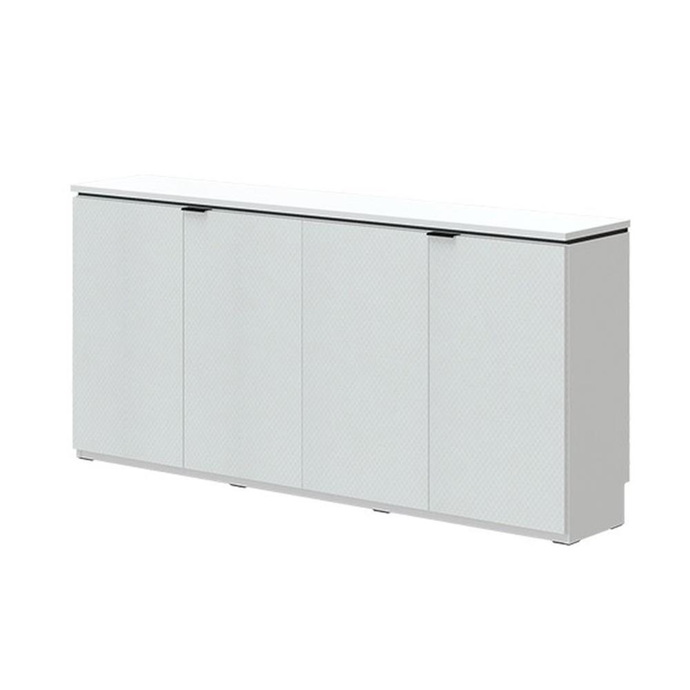 ตู้เตี้ยบานเปิด SB FURNITURE KEITH 19239996 160 ซม. สีขาว