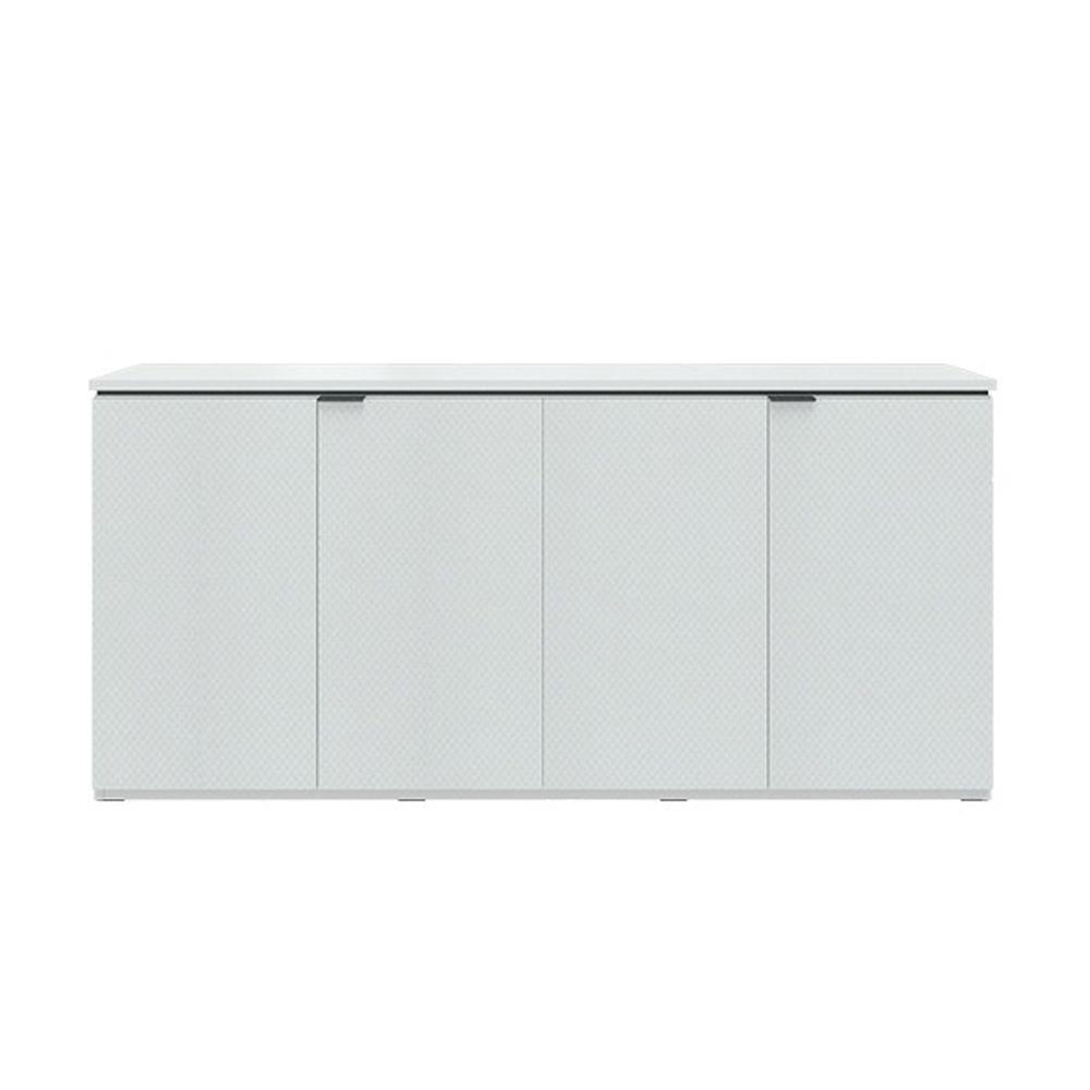 ตู้เตี้ยบานเปิด SB FURNITURE KEITH 19239996 160 ซม. สีขาว