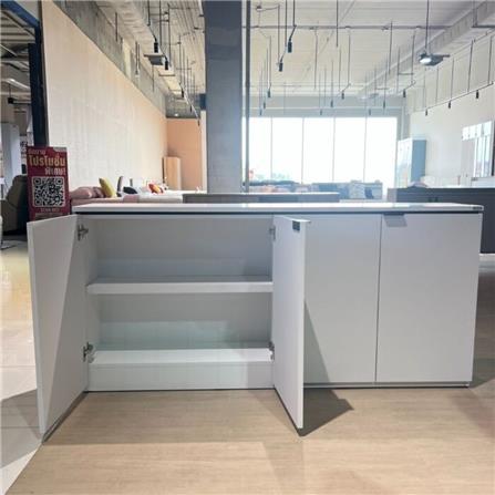ตู้เตี้ยบานเปิด SB FURNITURE KEITH 19239996 160 ซม. สีขาว_3
