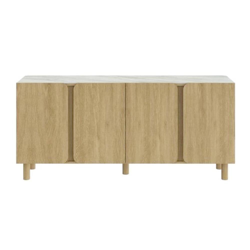 ตู้เตี้ยบานเปิด SB FURNITURE SKIFT 19240774 160 ซม. สีไม้อ่อน