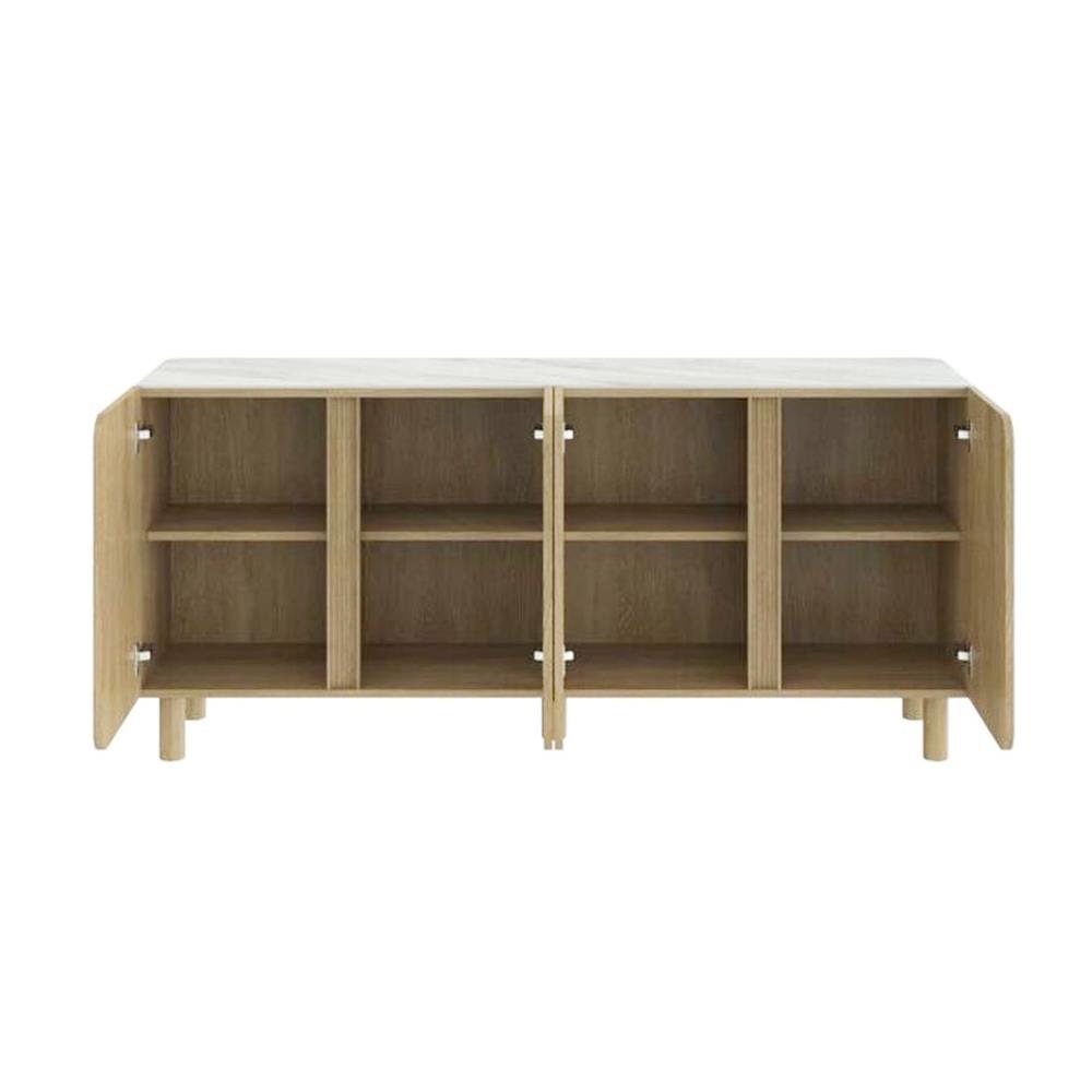 ตู้เตี้ยบานเปิด SB FURNITURE SKIFT 19240774 160 ซม. สีไม้อ่อน