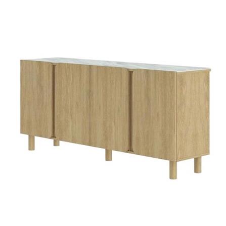 ตู้เตี้ยบานเปิด SB FURNITURE SKIFT 19240774 160 ซม. สีไม้อ่อน_0