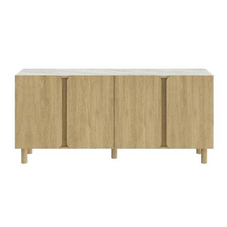 ตู้เตี้ยบานเปิด SB FURNITURE SKIFT 19240774 160 ซม. สีไม้อ่อน_1