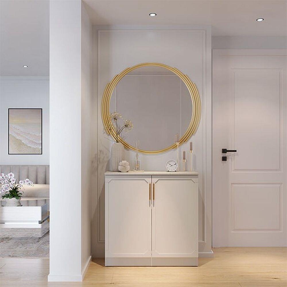 ตู้เตี้ยบานเปิด SB FURNITURE QUINN 19240064 80 ซม. สีเทา