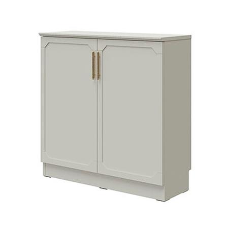 ตู้เตี้ยบานเปิด SB FURNITURE QUINN 19240064 80 ซม. สีเทา_0