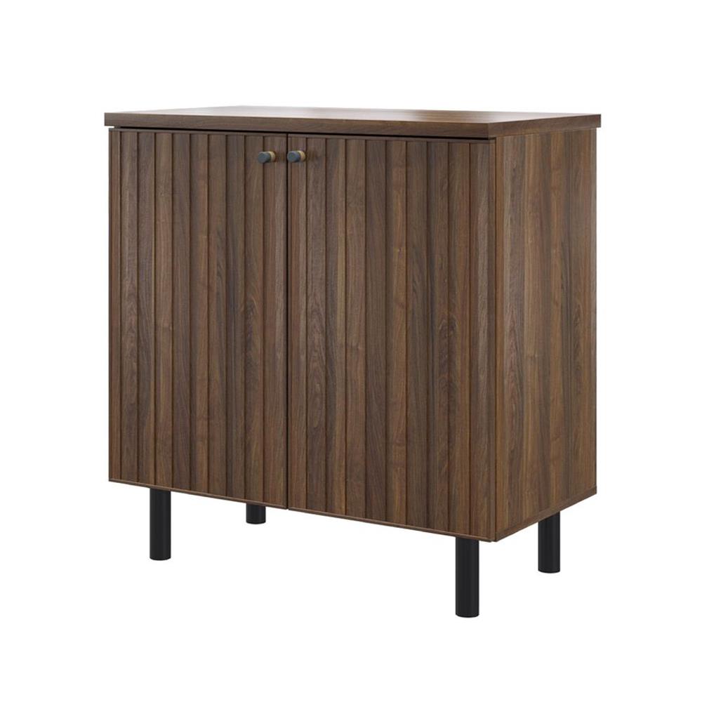 ตู้เตี้ยบานเปิด KONCEPT KUMAMOTO 19237094 80 ซม. สีน้ำตาลเข้ม