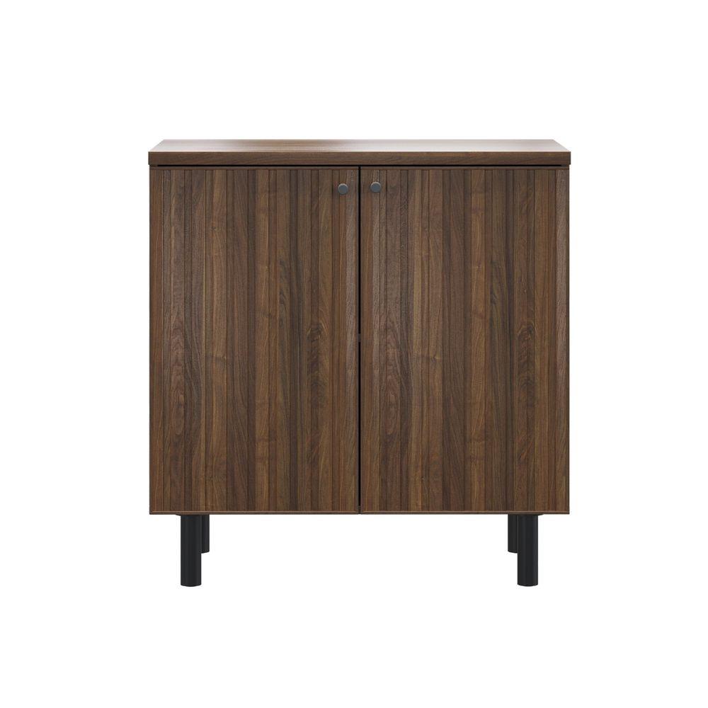 ตู้เตี้ยบานเปิด KONCEPT KUMAMOTO 19237094 80 ซม. สีน้ำตาลเข้ม