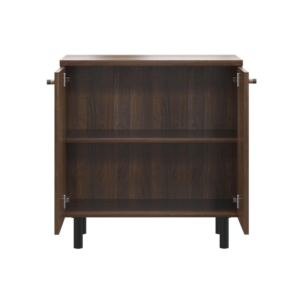 ตู้เตี้ยบานเปิด KONCEPT KUMAMOTO 19237094 80 ซม. สีน้ำตาลเข้ม