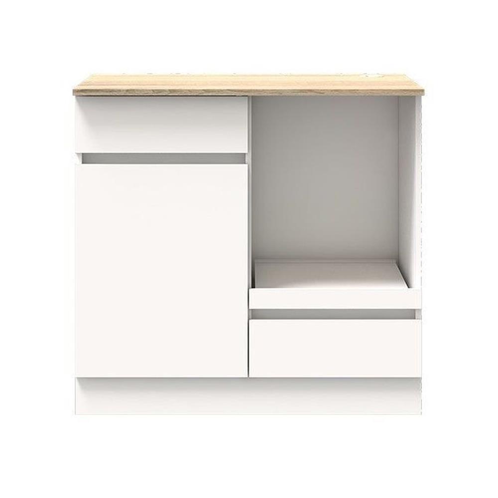 ตู้เตี้ยบานผสม SB FURNITURE DANTE 19230810 80 ซม. สีขาว