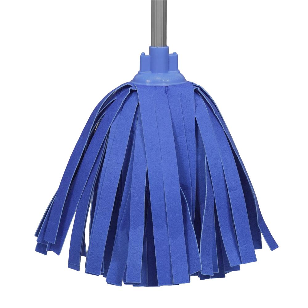 ไม้ม็อบชามัวร์หัวจุก NEW SPONGE 4 นิ้ว สีน้ำเงิน