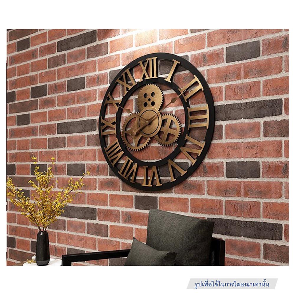 นาฬิกาแขวน INTERY C1038C012_12 19.68 นิ้ว สีเงิน/ดำ