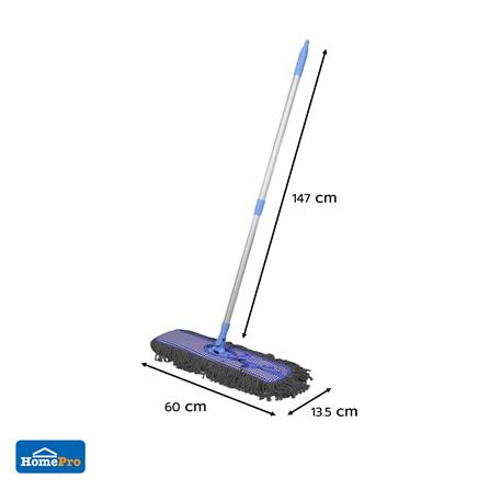 ไม้ม็อบคอตตอนดันฝุ่น NEW SPONGE 24 นิ้ว สีน้ำเงิน_4