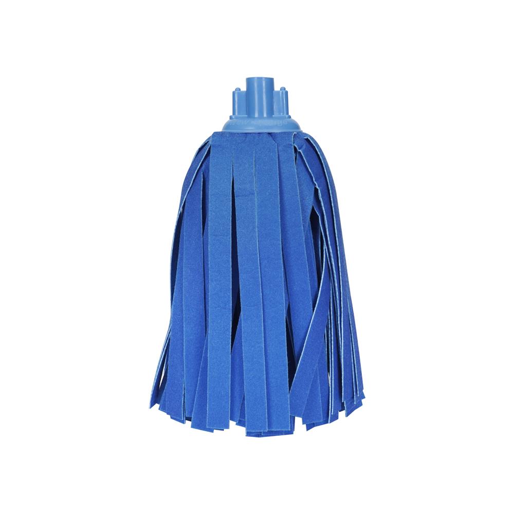 หัวม็อบผ้าชามัวร์หัวจุก NEW SPONGE 5 นิ้ว สีฟ้า