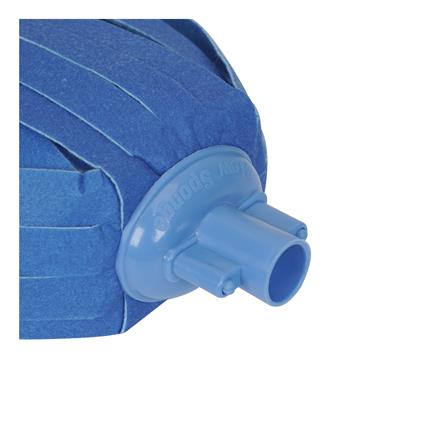 หัวม็อบผ้าชามัวร์หัวจุก NEW SPONGE 5 นิ้ว สีฟ้า_3