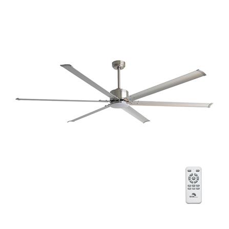 พัดลมโคมไฟ LED WINFAVOUR WFDC60/DC47(BN) 60 นิ้ว 24 วัตต์ DAYLIGHT/COOL WHITE/WARM WHITE สีเงิน_0