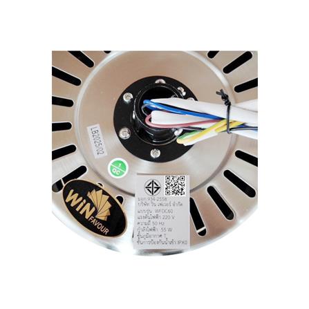 พัดลมโคมไฟ LED WINFAVOUR WFDC60/DC47(BN) 60 นิ้ว 24 วัตต์ DAYLIGHT/COOL WHITE/WARM WHITE สีเงิน_4