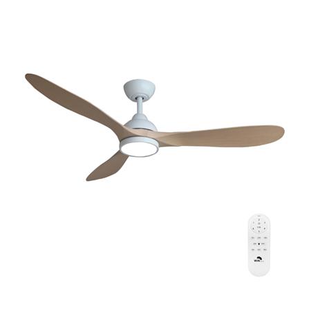 พัดลมโคมไฟ LED WINFAVOUR WFDC52/DC86(WH) 52 นิ้ว 24 วัตต์ DAYLIGHT/COOL WHITE/WARM WHITE สีขาว/น้ำตาล_0