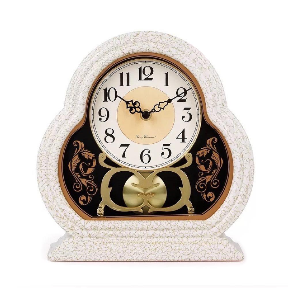 นาฬิกาตั้งโต๊ะ INTERY CT027C009_13 8.6x10.2 นิ้ว สีขาว_1