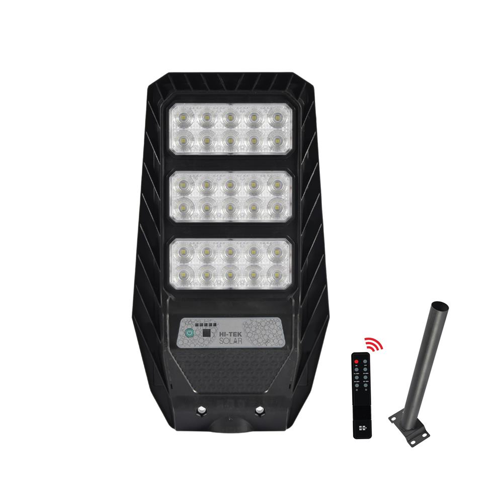 ไฟถนน SOLAR HI-TEK HFSSX 200 วัตต์ DAYLIGHT สีดำ