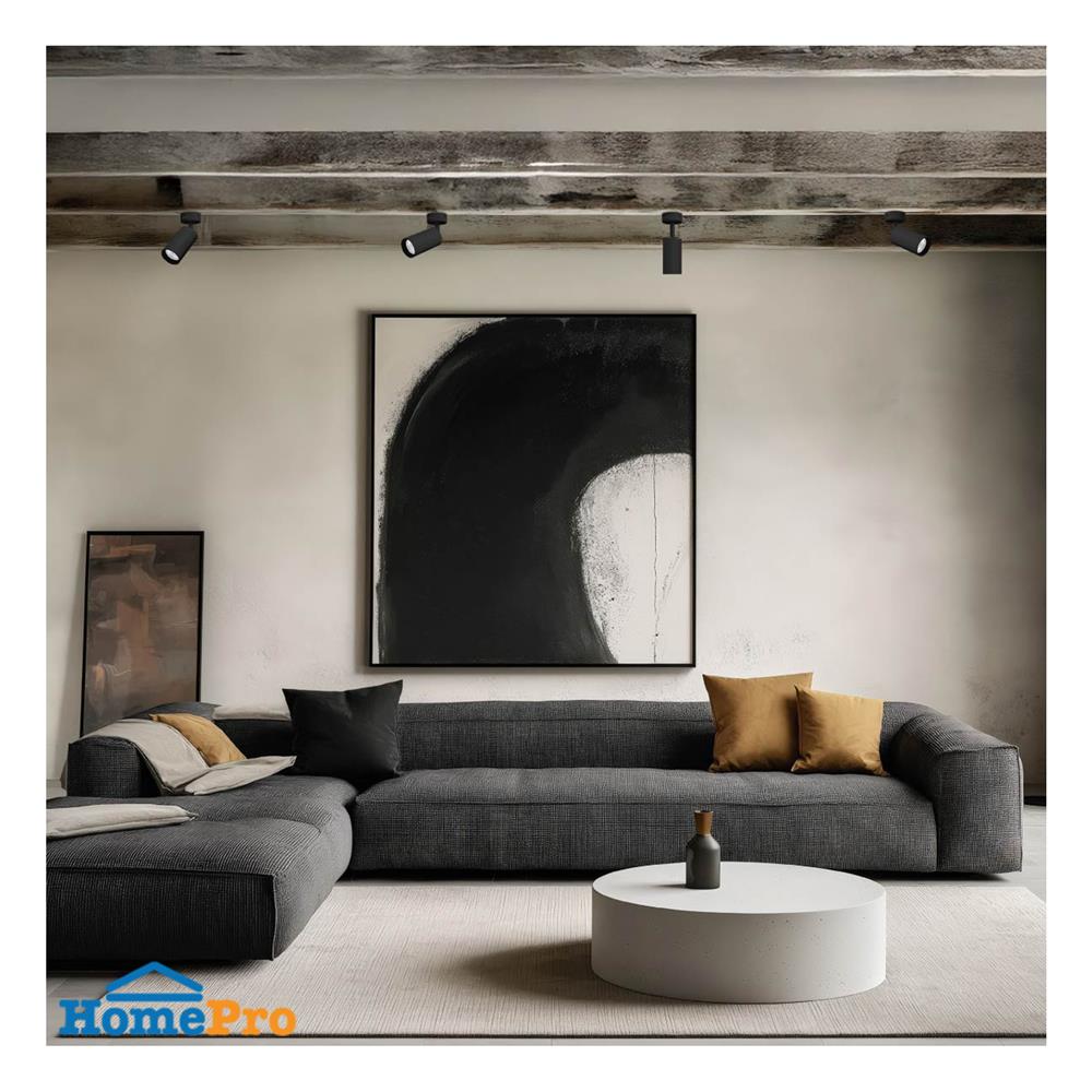 แทรคไลท์ LED LAMPTAN TRACK PROLONG FIX 7 วัตต์ WARM WHITE สีดำ