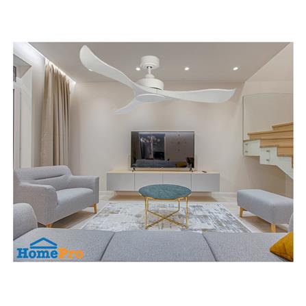 พัดลมไม่มีโคมไฟ WINFAVOUR WF552C/TC09(WH) 52 นื้ว สีขาว_2