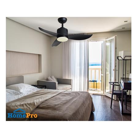 พัดลมโคมไฟ LED WINFAVOUR WFDC52/DC40(MBK) 36 นิ้ว 18 วัตต์ DAYLIGHT/COOL WHITE/WARM WHITE สีดำ_2