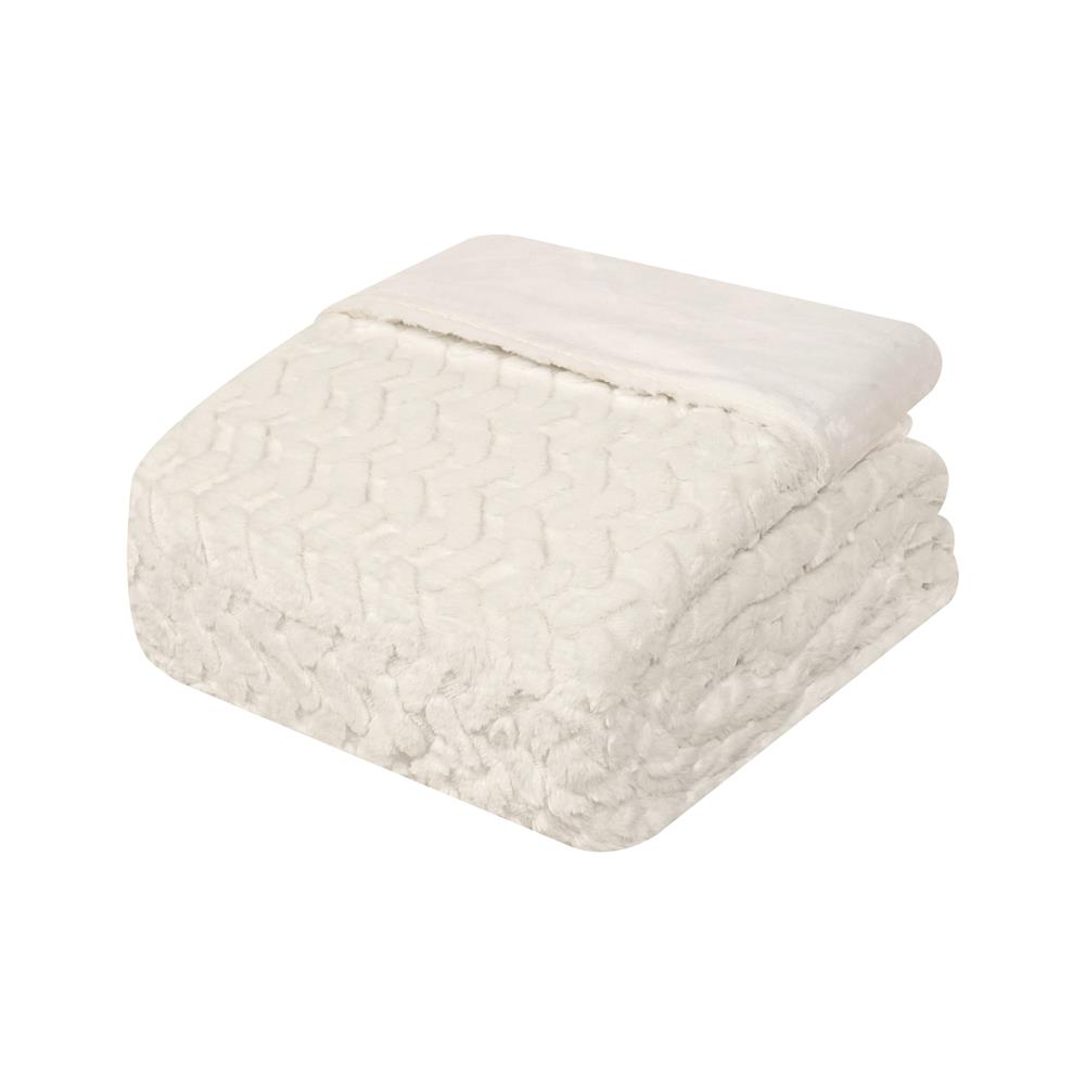 ผ้าห่ม BENETTA MILLY 70x90 นิ้ว สี CREAM_1