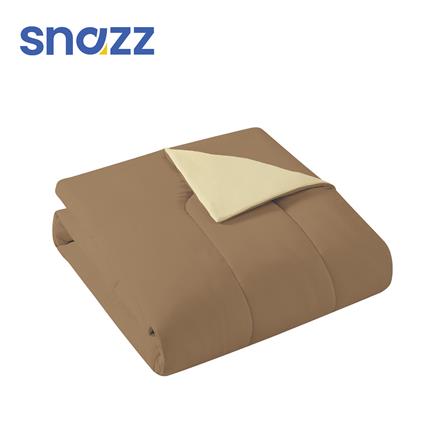 ผ้านวม SNAZZ ARON 70x90 นิ้ว สี BROWN_0