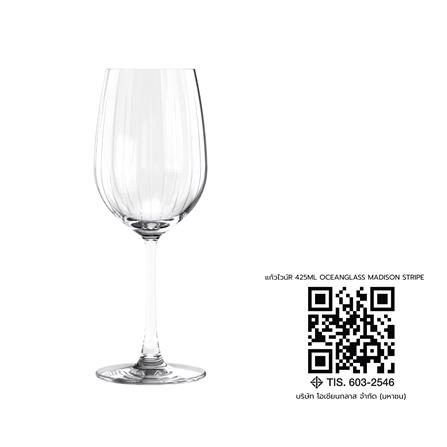 แก้วไวน์ 425 มล. OCEAN GLASS MADISON STRIPE_3