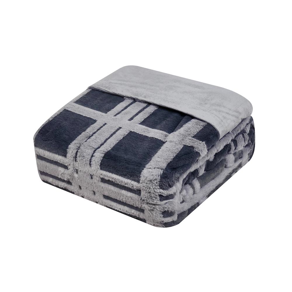 ผ้าห่ม BENETTA SCARLET 70x90 นิ้ว สี NAVY_1