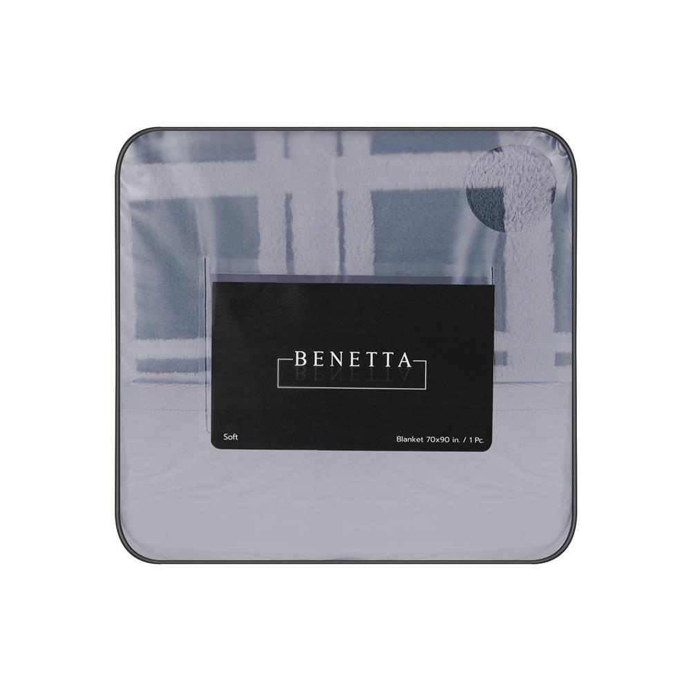 ผ้าห่ม BENETTA SCARLET 70x90 นิ้ว สี NAVY