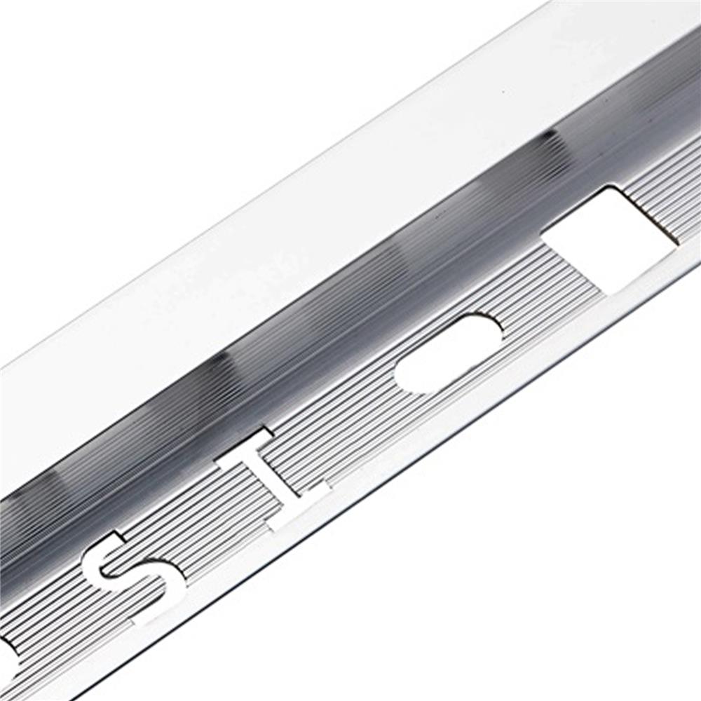 คิ้วอะลูมิเนียม PPSI แบบเหลี่ยม 13 มม. สีสเตนเลส 2 ม.