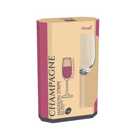 แก้วแชมเปญ 210 มล. OCEAN GLASS MADISON STRIPE_2