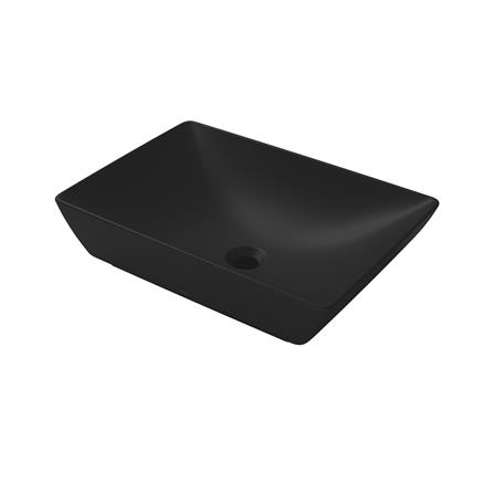 อ่างล้างหน้าวางบนเคาน์เตอร์ TOTO LW1735-MBL สีดำ_1