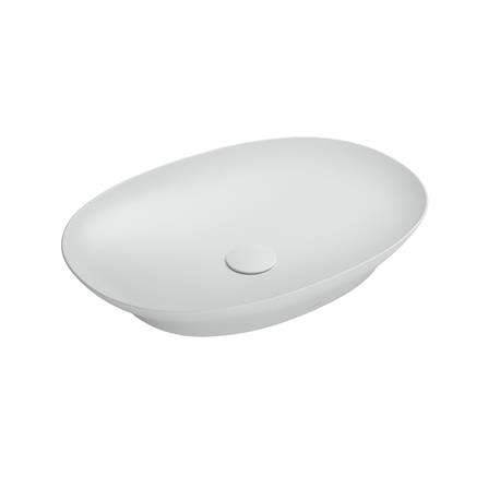 อ่างล้างหน้าวางบนเคาน์เตอร์ TOTO LW4706-MW สีขาว_0