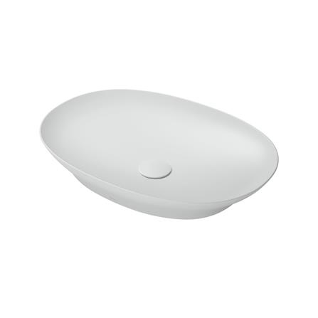 อ่างล้างหน้าวางบนเคาน์เตอร์ TOTO LW4706-MW สีขาว_1