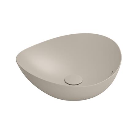 อ่างล้างหน้าวางบนเคาน์เตอร์ TOTO LW4704-MBE สีเบจ_0