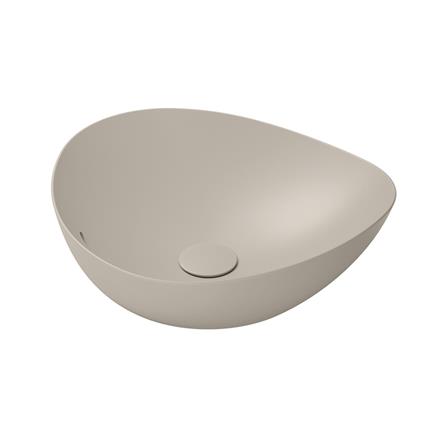 อ่างล้างหน้าวางบนเคาน์เตอร์ TOTO LW4704-MBE สีเบจ_1