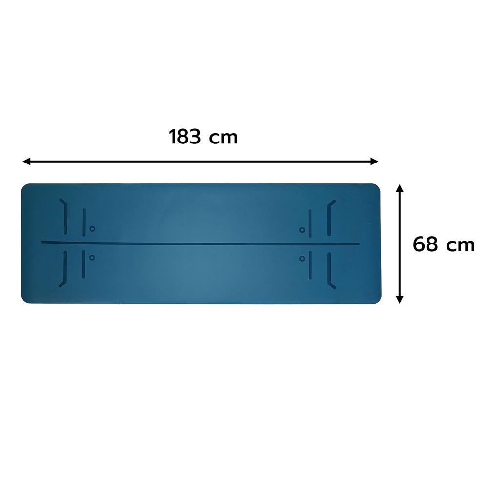 เสื่อโยคะ SNAZZ LUXE 68X183 ซม. สีน้ำเงิน