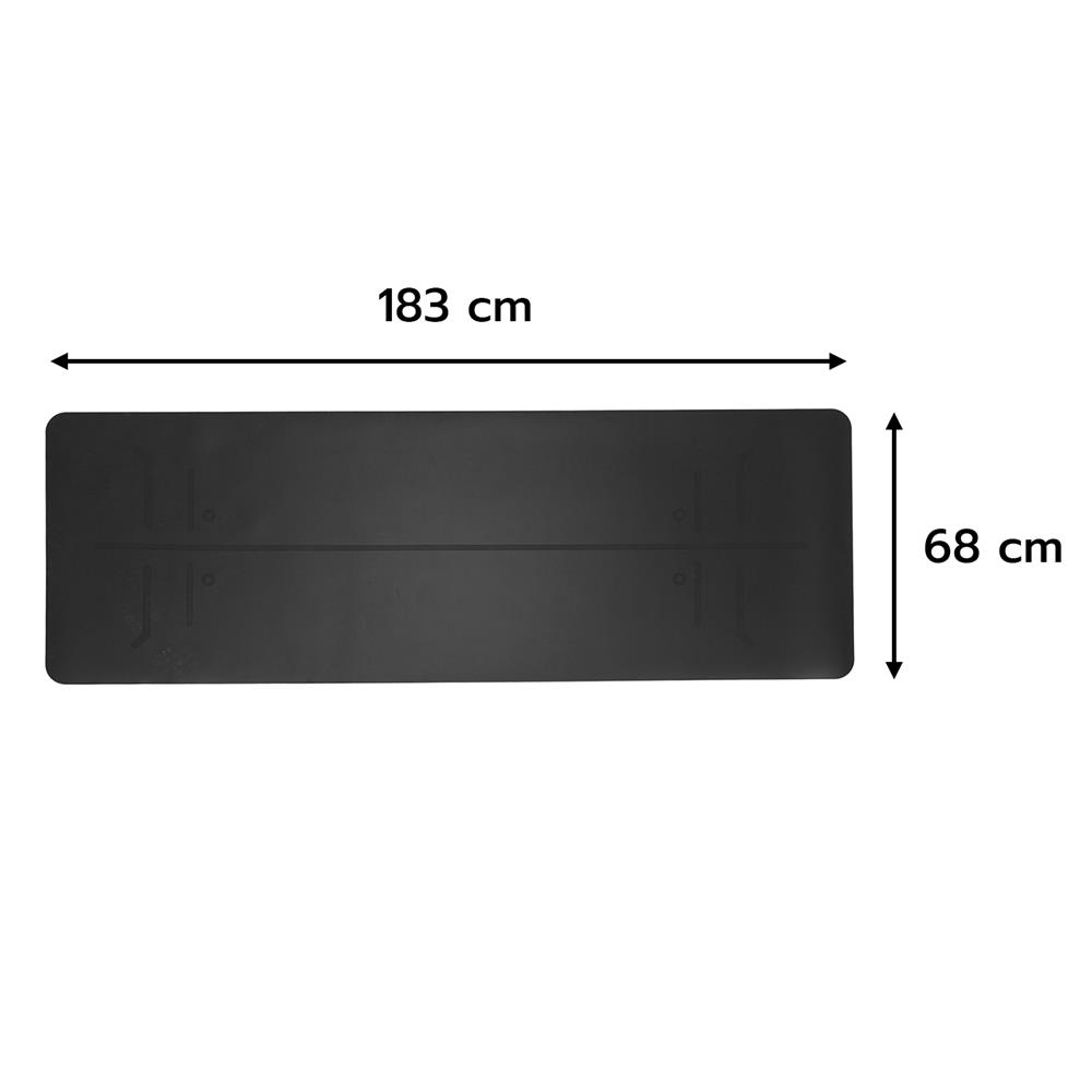 เสื่อโยคะ SNAZZ LUXE 68X183 ซม. สีดำ