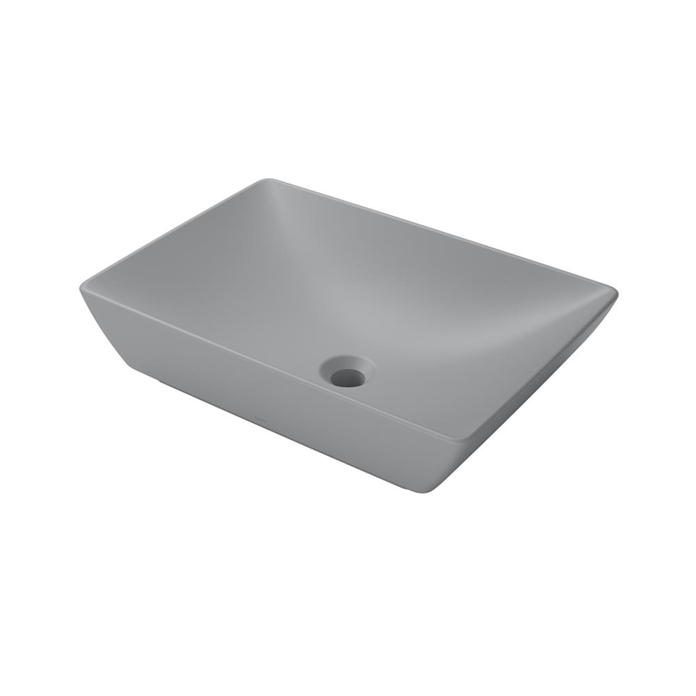 อ่างล้างหน้าวางบนเคาน์เตอร์ TOTO LW1735-MGR สีเทา