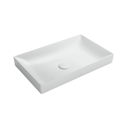 อ่างล้างหน้าวางบนเคาน์เตอร์ TOTO LW4716R-MW สีขาว_0