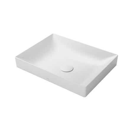 อ่างล้างหน้าวางบนเคาน์เตอร์ TOTO LW4715R-MW สีขาว_1