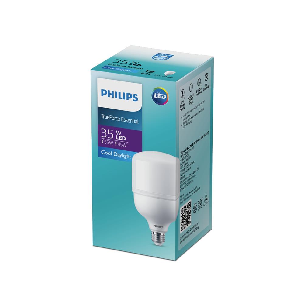 หลอด LED PHILIPS TRUE FORCE ESSENTIAL 35 วัตต์ DAYLIGHT E27