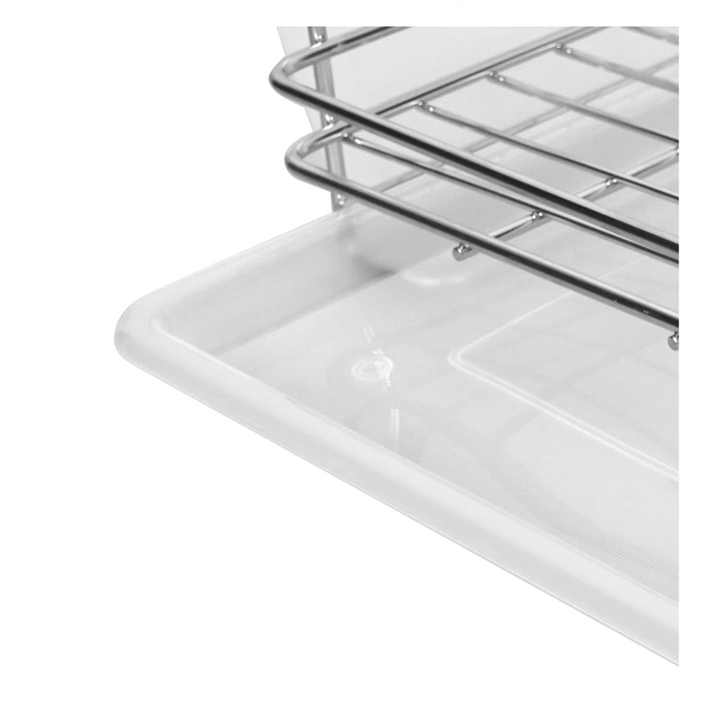 ชั้นคว่ำจานติดผนังสเตนเลส 304 80 ซม. KECH METAL