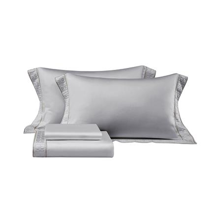 ชุดผ้าปูที่นอน 6 ฟุต (ชุด 3 ชิ้น) BENETTA CLASSIC สี GREY_2